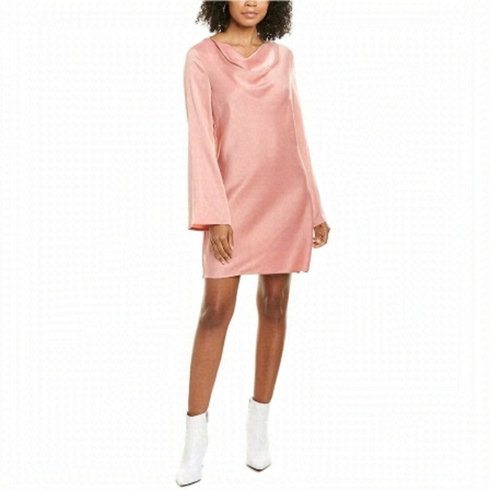 WAYF BNWT "Lexie" Cowl Neck Pink Dress Sz Small